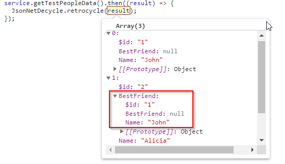 JSON result from ASP.NET controller using JSON.NET without JSON.NET circular references