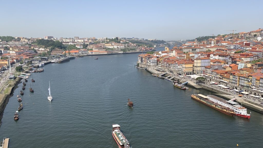 Porto - view on the city from the bridge
